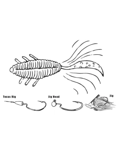 Herakles Lefttail R Soft baits 1.8" 10 Pezzi