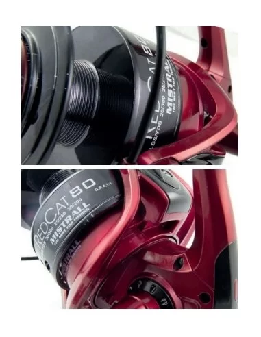 Mistrall RedCat 8000 Mulinello da Pesca Potente Siluri e Storioni