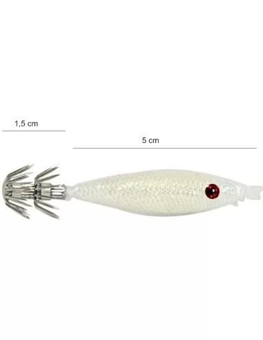 Kolpo OP16 Totanara Soft Squid Speciale Seppia 5.5cm Corpo Soft