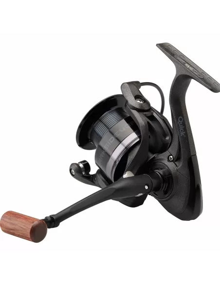 Dam Quick Darkside 4QF 6000S Mulinello da Pesca Stalking Manovella in Legno