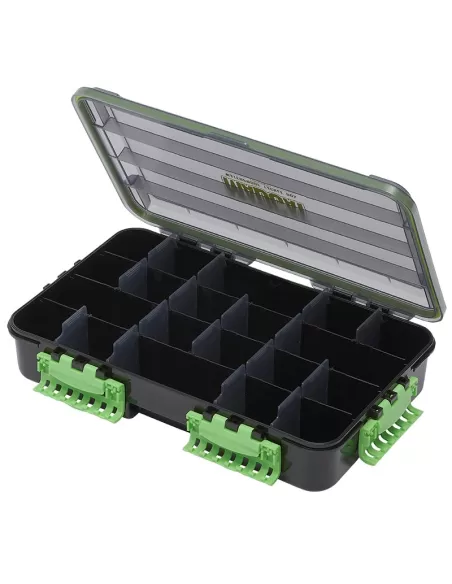 Madcat Tacklebox Scatola Impermeabile 4 Compartimenti Divisibili in 16 Posti