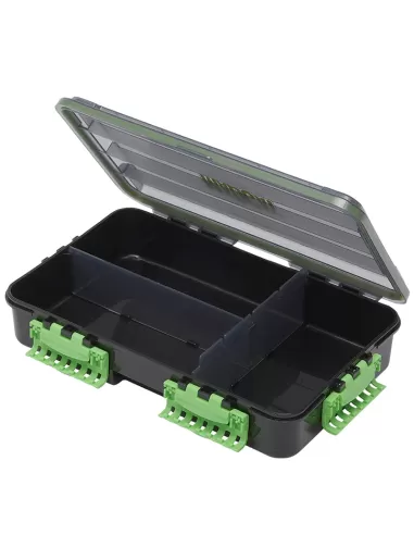 Madcat Tacklebox Scatola Impermeabile 4 Compartimenti Divisibili in 16 Posti