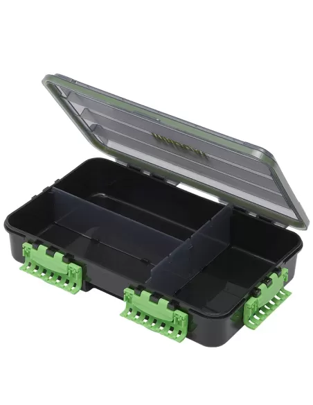 Madcat Tacklebox Scatola Impermeabile 4 Compartimenti Divisibili in 16 Posti