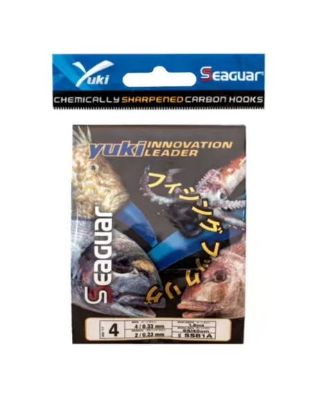 Yuki Lenza Pronta con filo Seaguar ami 6 lenza 0.33 terminale 0.26