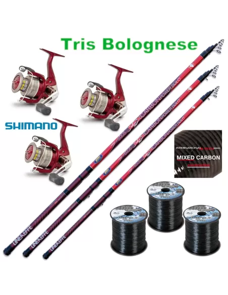 Combo boloñesa shimano carretes