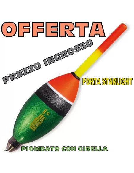 Piombato flotante Valserina Piombata con Girella Porta Starlite