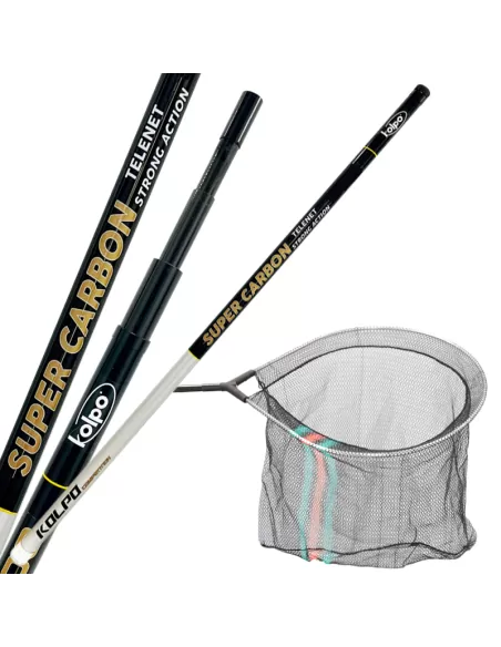 Kolpo Carbon Ford 3.50 mt Poste 3 mt con Cabeza 50 cm