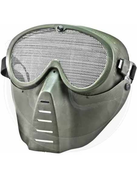 Mascara de airsoft con rejilla