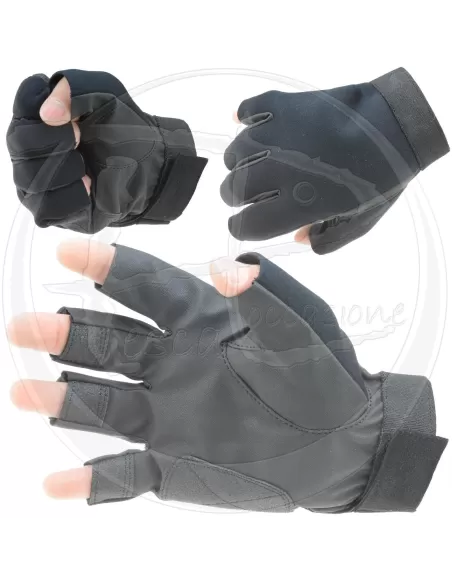 Neopreno guantes de medio dedo