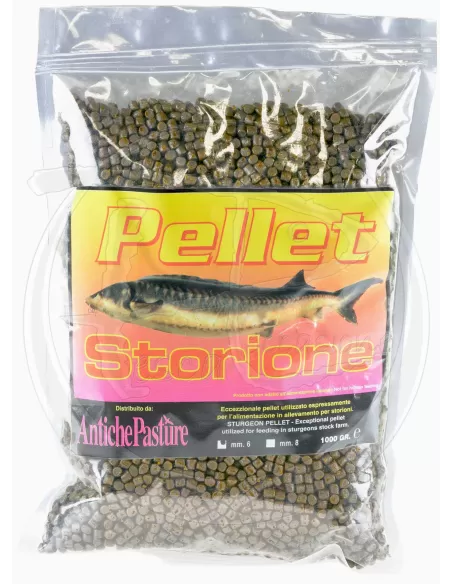 Esturión de pellets