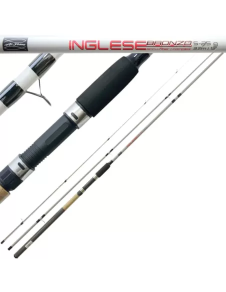 Inglés de bronce varilla toda pesca