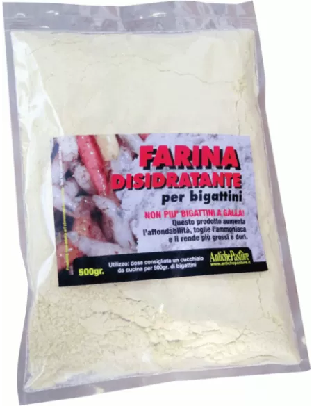Antiguo pasto secado harina de gusanos
