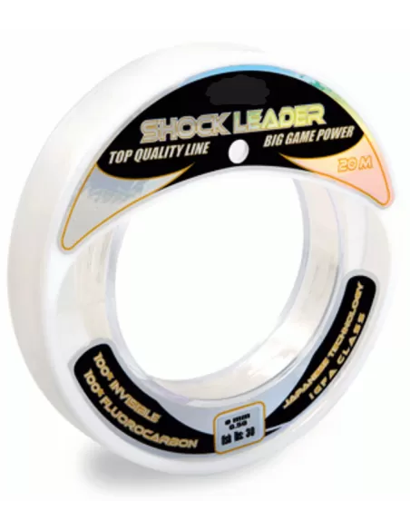 Bobina de caza mayor 100% fluorocarbono de 20 m de líneas de pesca Final Lineaeffe