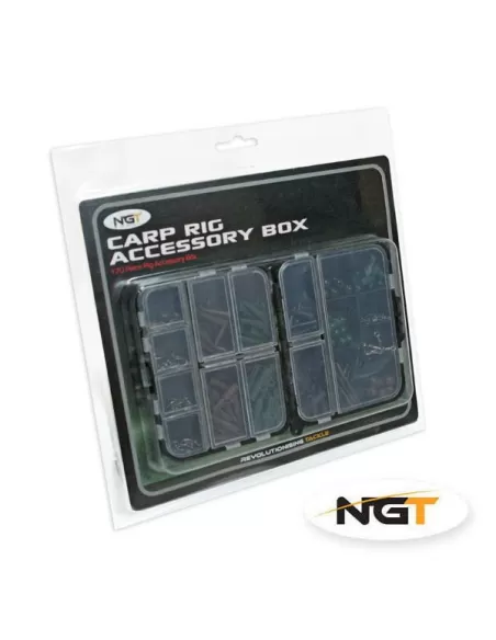 NGT Carp Rig en caja 170 PC pequeña carpa enlatada