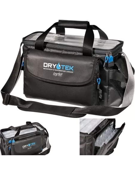 Rapture Drytek Pro organizador de bolsa con las cajas de cebo y accesorios