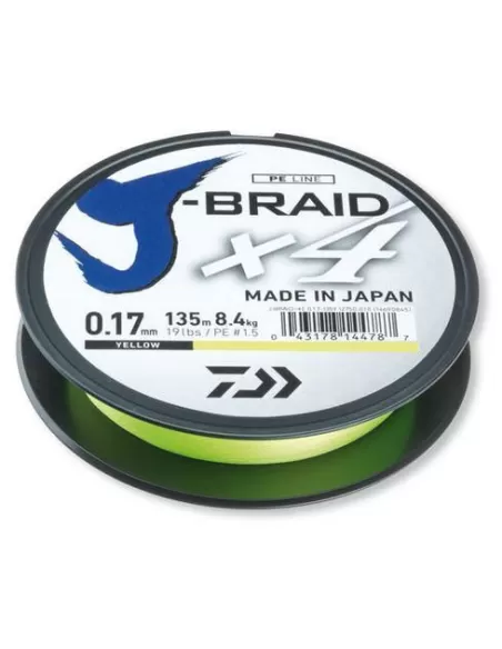Daiwa Trenzado J Braid X4 135 m Líneas de pesca Daiwa