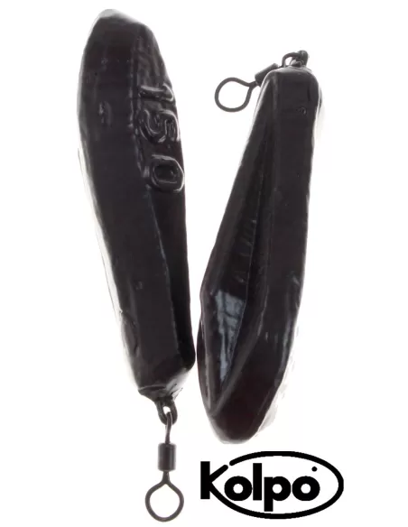 Plomo pesca plomos con trío superior giratorio Kolpo 2pz