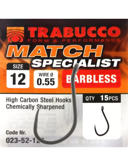 Fish hooks Trabucco partido especialista Barbles