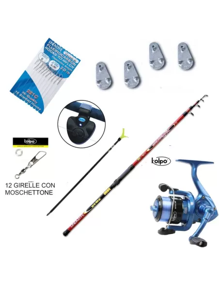 Caña carrete Combo Kit inferior Sidney Myth accesorios de surf