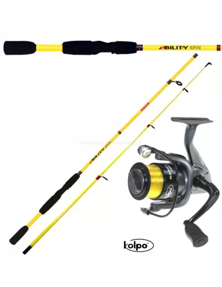 Kit Spinning Rod Bulox capacidad 210 carrete Nanga