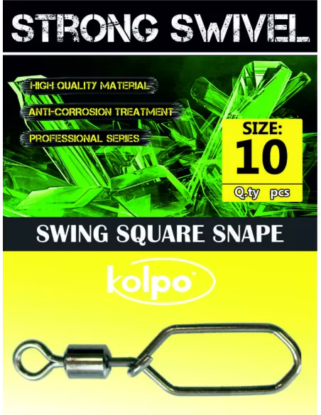 Emerillones pesca Kolpo Swing Plaza Snap 10 PCs