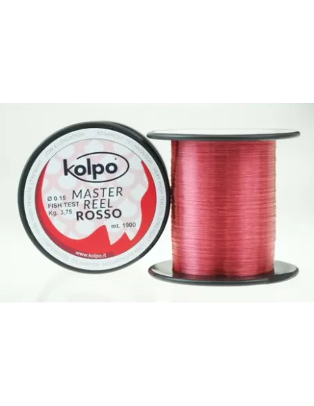 Kolpo pesca maestro carrete 1900 mt rojo