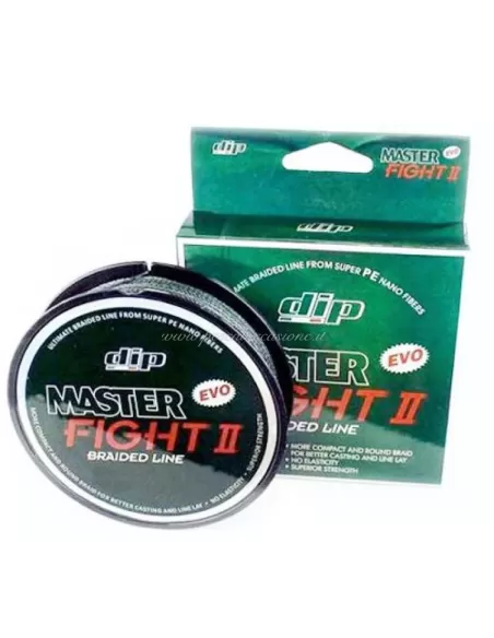 DIP de pesca trenza trenzada maestro lucha II 100 mt verde oliva
