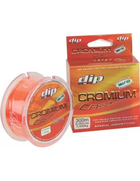Pesca de cromo fundido de inmersión líneas Evo Orange 300 mt