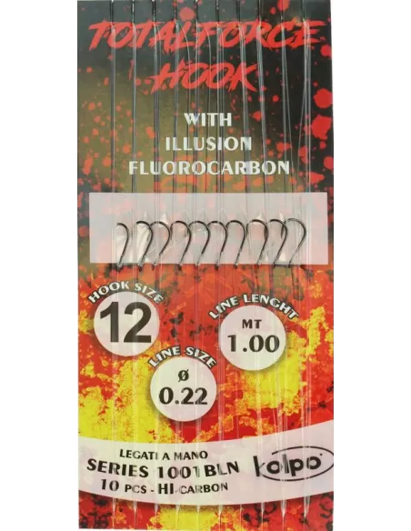 AMI mano atada con fluorocarbono TotalForce 1001 bln Kolpo