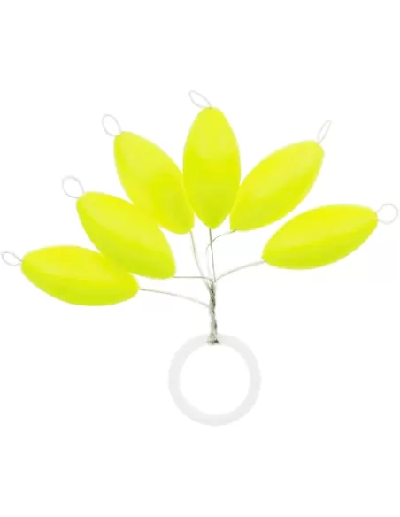 Flotter flotante pesca balsas Super Fluo amarillo
