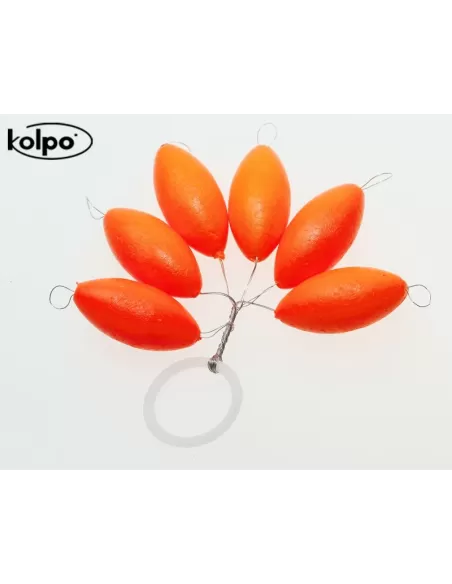 Flotter flotante pesca balsas Super Fluo naranja