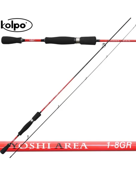 Barra de pesca zona trucha Spinning Yoshi 1 8 gramos