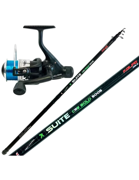 Kit de pesca Bolognese Rod Reel Filo Kolpo