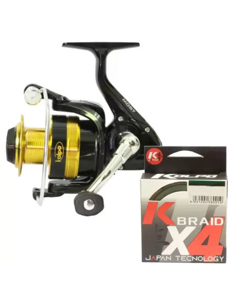 Carrete de pesca + Trenzado