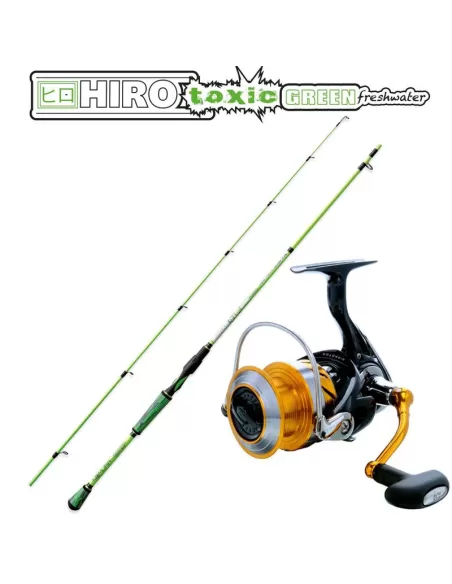 Spinning kits Nomura caña + carrete Daiwa Revros Hiro 210 cm 4000 tóxicos FW