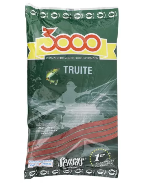 SENSAS pastura 3000 rojo para trucha 800 gr