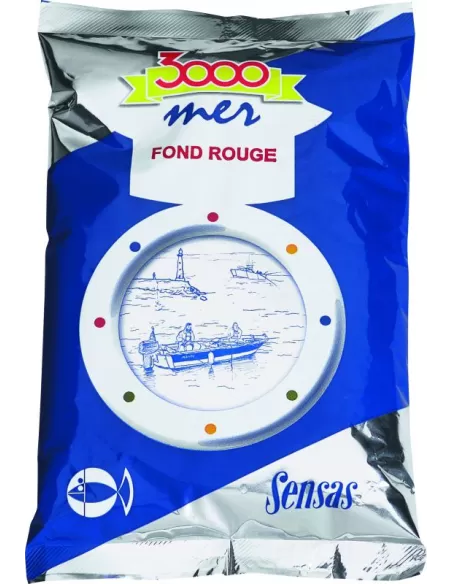 Mar rojo inferior 800 gr 3000 sensas hombre pasto