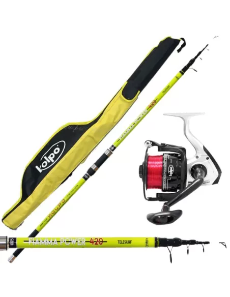 Funda de carrete de pesca Combo de surfcasting Cane