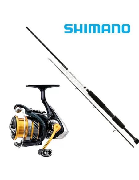Combo Pesca Spinning Caña Shimano Reel Daiwa