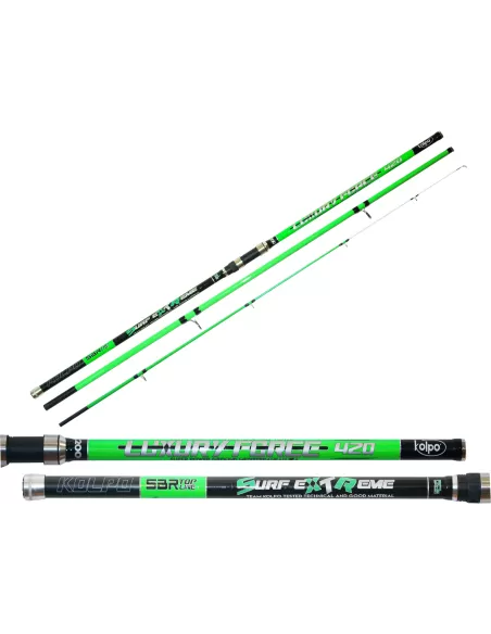 Kolpo Fuerza de Lujo Pesca Rod Surfcasting 200g