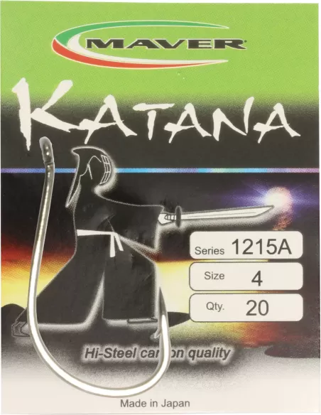 Katana Maver Ami Pesca 1215A Nichel Negro 20 pc