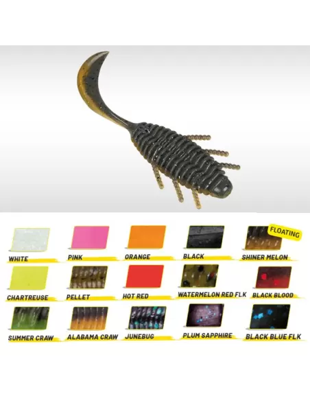 Herakles Lefttail R Cebos suaves 1.8" 10 Piezas