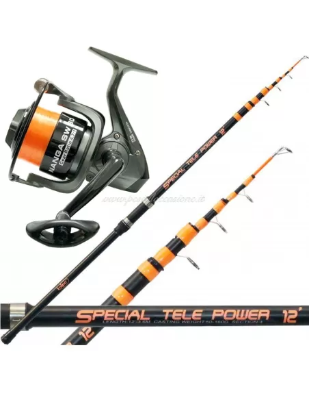 Kolpo Kit Pesa Surfcasting Barril 160 gr Carrete con Alambre 6000  