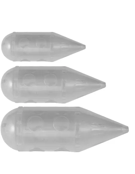 Alimentador Sele Livebait Pasturador Transparente Ajustable en 3 Tamaños