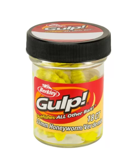 Berkley Gulp Miel Camole Amarillo para la Pesca de Truchas