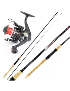 Kit Spinning Carbon Barrel 2.10 Reel 6 bb Bobina de aluminio 