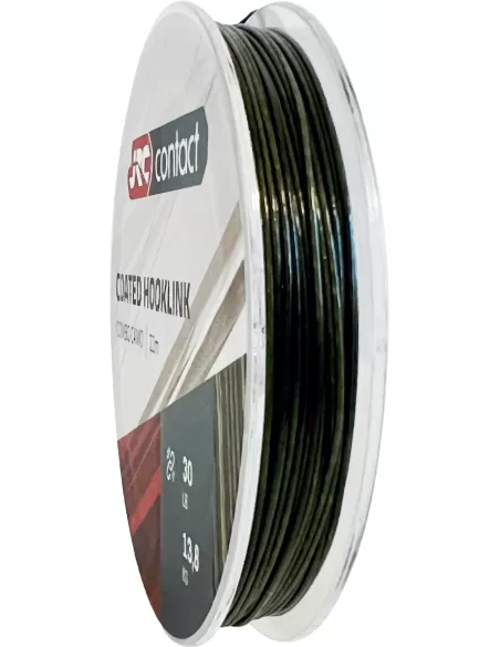 Jrc Contacto Recubierto Hooklink Semi Stiff Color Camo 22 mt