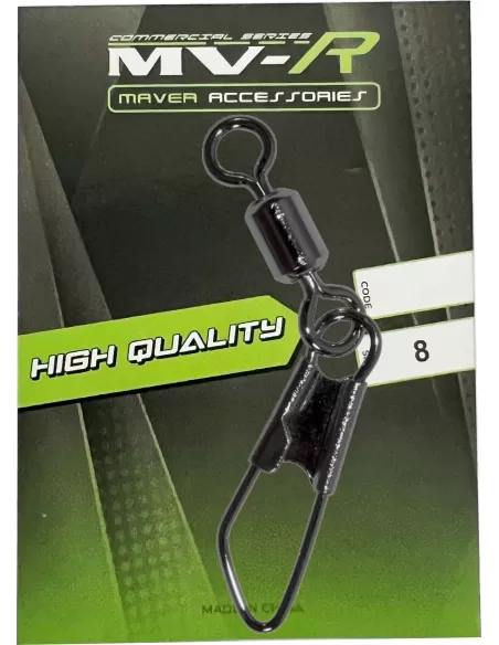 Maver Rolling Swivels con Mosquetón de Alta Rotación 10 uds