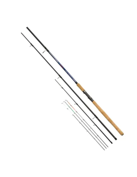 Mistrall Lamberta Alimentador 150 gr Cañas de Pesca al Carbono con 3 Picos