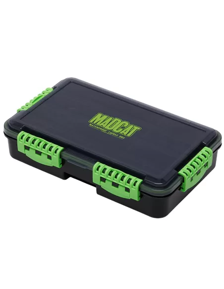 Madcat Tacklebox Waterproof Box 4 compartimentos divisibles en 16 lugares